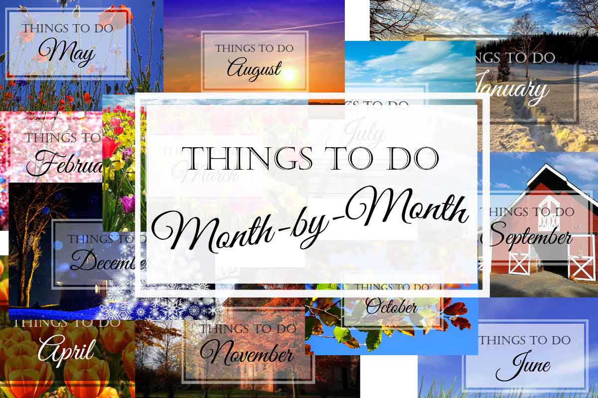Things to Do: Learning Ideas for Each Month