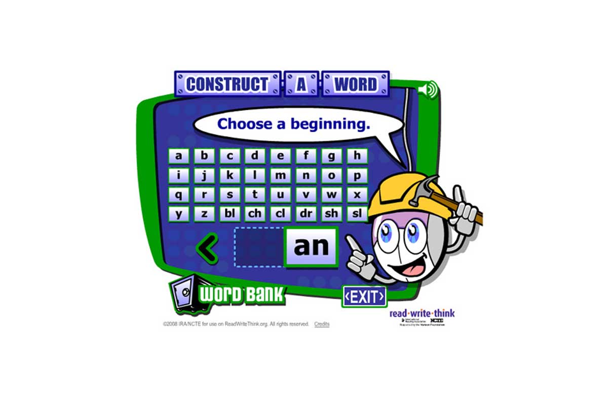 Construct-A-Word Phonics Interactive {Free}
