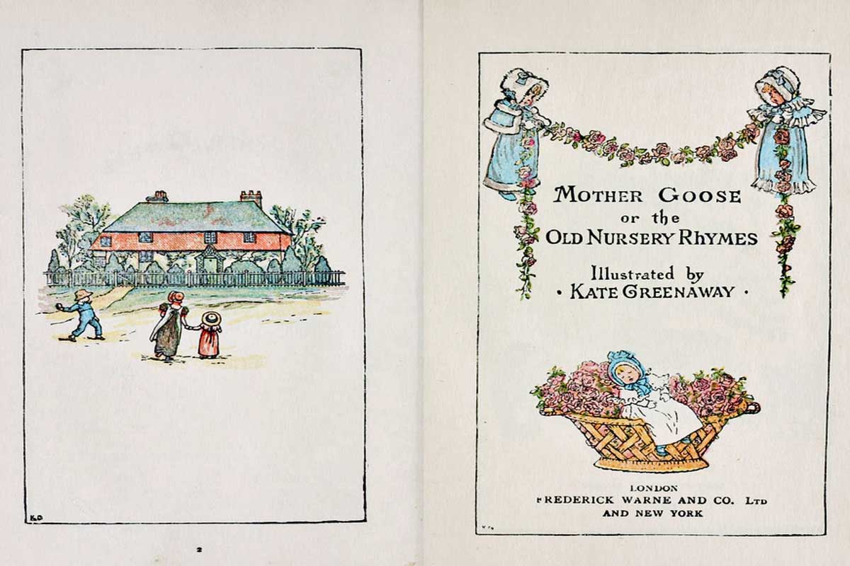Mother Goose Illustrated by Kate Greenaway {Free eBook}