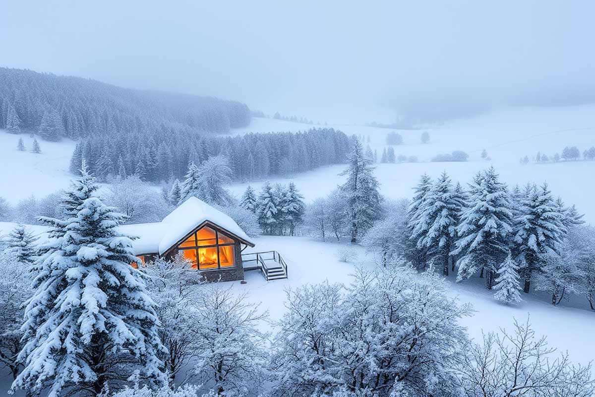 Emerson, Ralph Waldo: “The Snow-Storm”